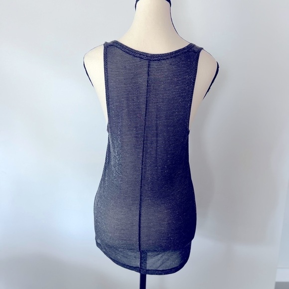 Rag & Bone Silver Metallic Tank Top - Picture 12 of 13